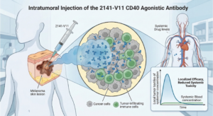 Cd40-암주사치료