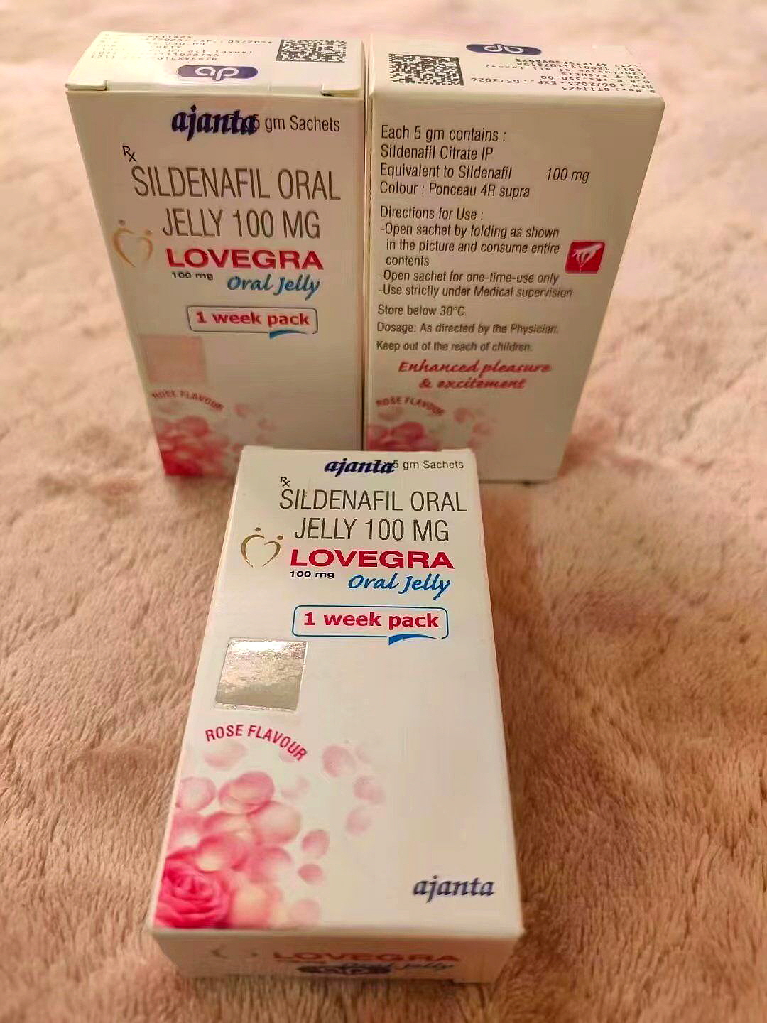 러브그라 오랄젤리 100mg 여성용 성기능 개선제 패키지